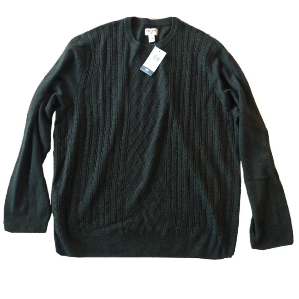 New Mens Dockers Easy Care Comfort Touch Knit Sweater MSRP $55 Size XL